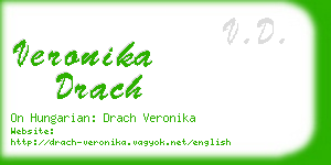 veronika drach business card